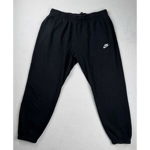 Nike Jogger Sweatpants Black Swoosh Size XXL BV2737-010